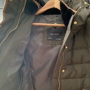 Forest green winter coat